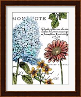 Botanical Postcard Color I Fine Art Print