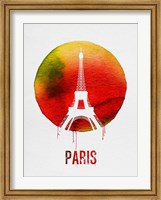 Paris Landmark Red Fine Art Print