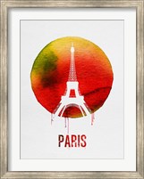 Paris Landmark Red Fine Art Print