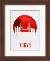 Tokyo Skyline Red Fine Art Print