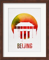 Beijing Landmark Red Fine Art Print