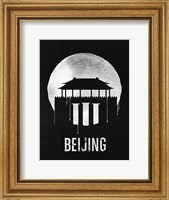 Beijing Landmark Black Fine Art Print