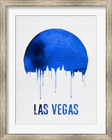 Las Vegas Skyline Blue Fine Art Print