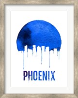 Phoenix Skyline Blue Fine Art Print