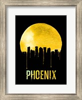Phoenix Skyline Yellow Fine Art Print