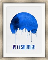 Pittsburgh Skyline Blue Fine Art Print