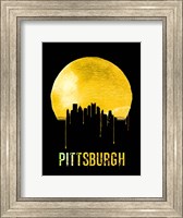 Pittsburgh Skyline Yellow Fine Art Print