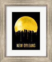 New Orleans Skyline Yellow Fine Art Print