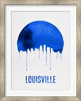 Louisville Skyline Blue Fine Art Print