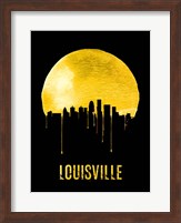 Louisville Skyline Yellow Fine Art Print
