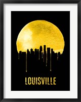 Louisville Skyline Yellow Fine Art Print