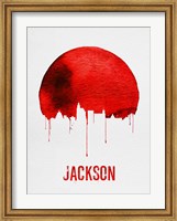 Jackson Skyline Red Fine Art Print