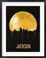 Jackson Skyline Yellow Fine Art Print