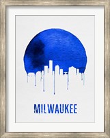Milwaukee Skyline Blue Fine Art Print