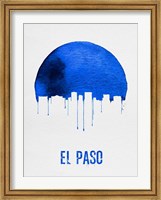El Paso Skyline Blue Fine Art Print
