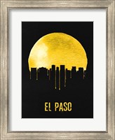 El Paso Skyline Yellow Fine Art Print