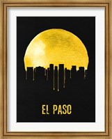 El Paso Skyline Yellow Fine Art Print