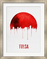 Tulsa Skyline Red Fine Art Print