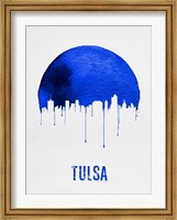 Tulsa Skyline Blue Fine Art Print