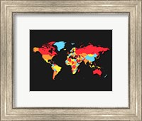 World Map Countries Fine Art Print