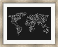 World Wire Map 3 Fine Art Print