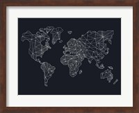 World Wire Map 4 Fine Art Print