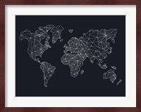 World Wire Map 4 Fine Art Print