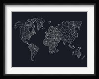 World Wire Map 4 Fine Art Print