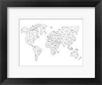 World Wire Map 5 Fine Art Print