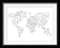 World Wire Map 5 Fine Art Print