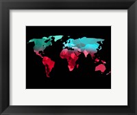 Polygon World Map 2 Fine Art Print