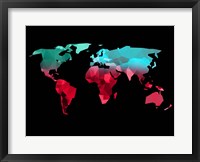 Polygon World Map 2 Fine Art Print