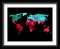 Polygon World Map 2 Fine Art Print