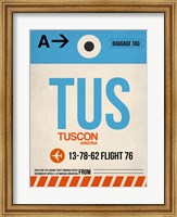 TUS Tuscon Luggage Tag I Fine Art Print