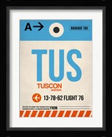TUS Tuscon Luggage Tag I Fine Art Print