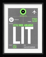 LIT Little Rock Luggage Tag II Fine Art Print