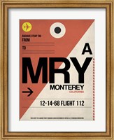 MRY Monterey Luggage Tag I Fine Art Print