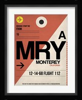 MRY Monterey Luggage Tag I Fine Art Print