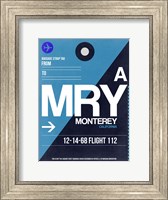 MRY Monterey Luggage Tag II Fine Art Print