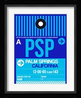 PSP Palm Springs Luggage Tag II Fine Art Print