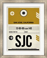SJC San Jose Luggage Tag I Fine Art Print