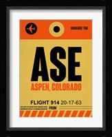 ASE Aspen Luggage Tag I Fine Art Print