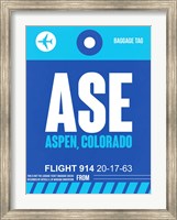 ASE Aspen Luggage Tag II Fine Art Print
