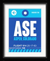 ASE Aspen Luggage Tag II Fine Art Print