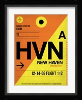 HVN New Haven Luggage Tag I Fine Art Print
