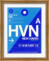 HVN New Haven Luggage Tag II Fine Art Print