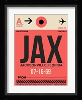 JAX Jacksonville Luggage Tag I Fine Art Print