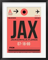 JAX Jacksonville Luggage Tag I Fine Art Print