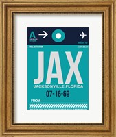 JAX Jacksonville Luggage Tag II Fine Art Print