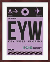 EYW Key West Luggage Tag I Fine Art Print